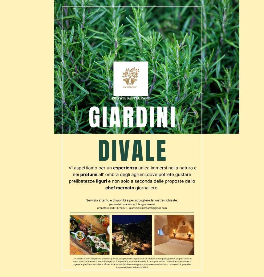 B&B Giardinidivale A 2 Chilometri Da Finale Ligure Borgio Verezzi Εξωτερικό φωτογραφία